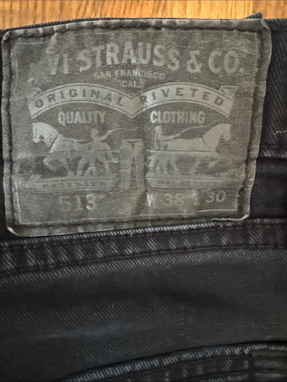 Levi's Men’s Black Bootcut Jeans